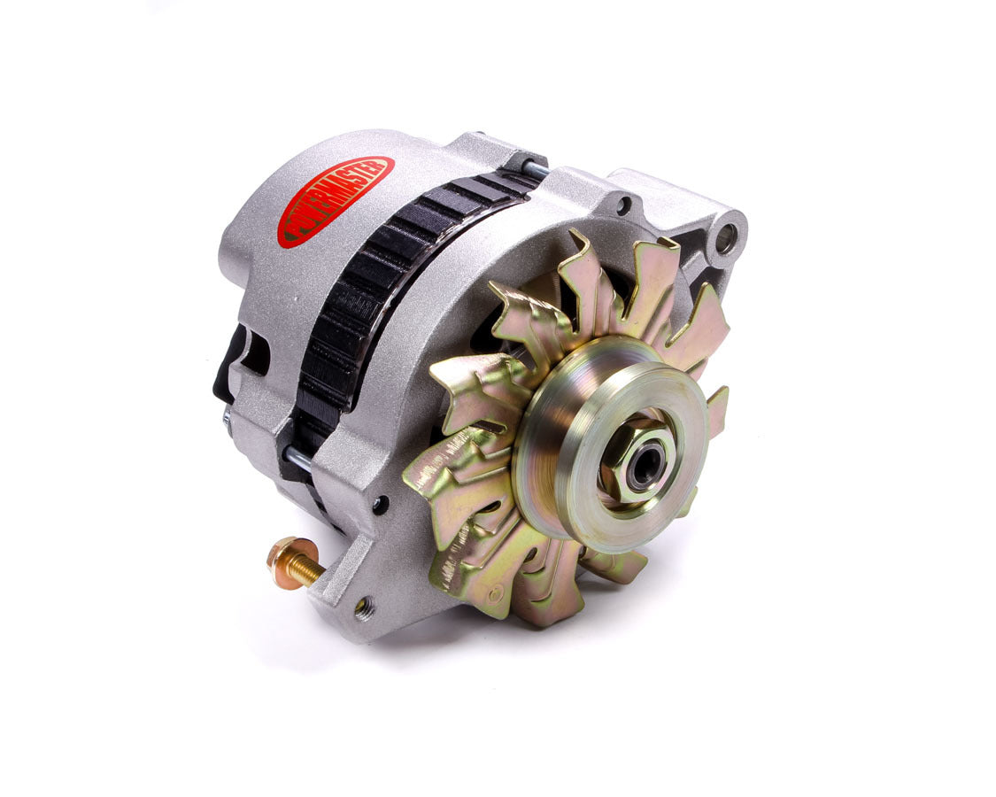 Alternator - CS130 - 140 amps - 12V - 1-Wire - Single V-Belt Pulley - Straight Mount - Aluminum Case - Natural - GM - Each