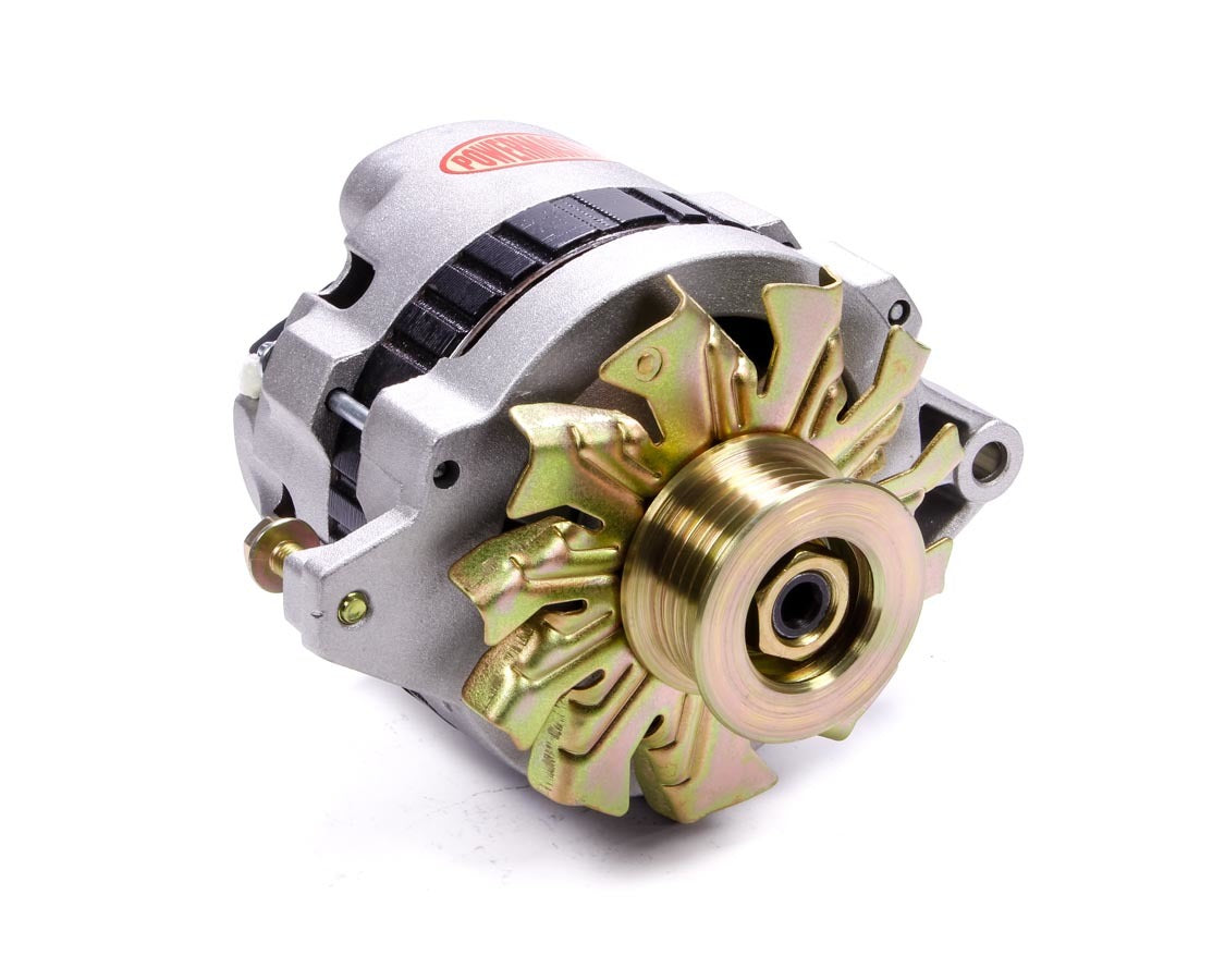 Alternator - CS130 - XS - 140 amps - 12V / 16V - 1-Wire - 6-Rib Serpentine Pulley - Straight Mount - Aluminum Case - Natural - GM - Each