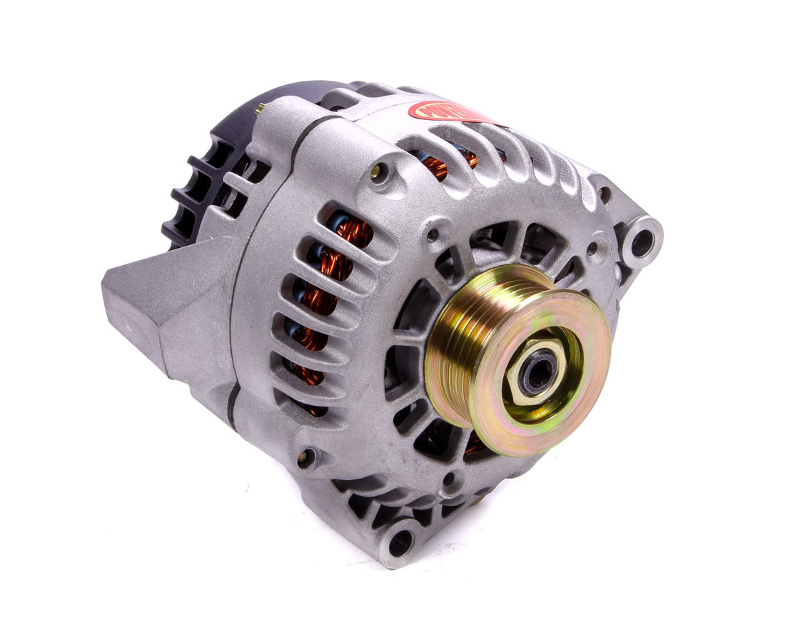 Alternator - CS130D - 165 amps - 12V - 1-Wire - 6-Rib Serpentine Pulley - Aluminum Case - Natural - GM - Each