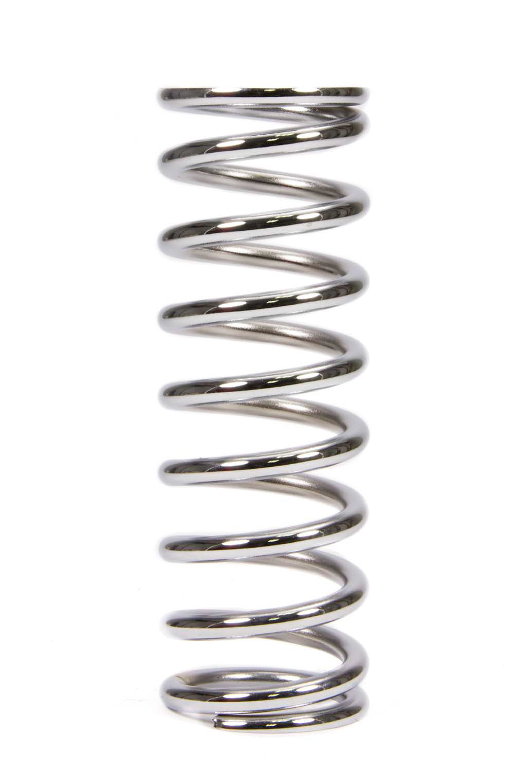 Coil Spring - Coil-Over - 2.5 in ID - 10 in Length - 225 lb/in Spring Rate - Steel - Chrome - Each