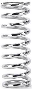 Coil Spring - Coil-Over - 2.5 in ID - 10 in Length - 400 lb/in Spring Rate - Steel - Chrome - Each
