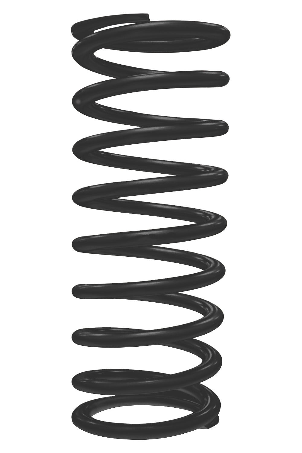 Coil Spring - Coil-Over - 2.5 in ID - 12 in Length - 250 lb/in Spring Rate - Steel - Black Powder Coat - Each