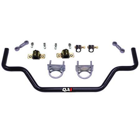 Sway bar - Rear - 0.875 in Diameter - Steel - Black Powder Coat - QA1 4-Link Rear Suspension System - GM F-Body 1967-69 - Each
