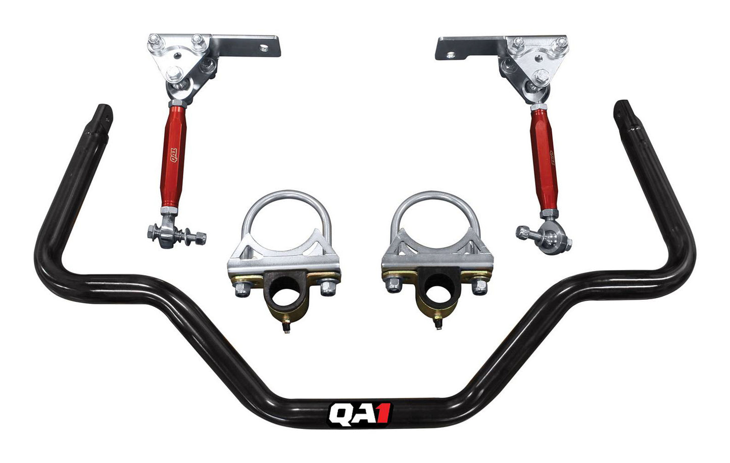 Sway Bar - Rear - 1.25 in Diameter - Steel - Black Powder Coat - QA1 F-100 Adjustable Rear Suspension Kits - Kit