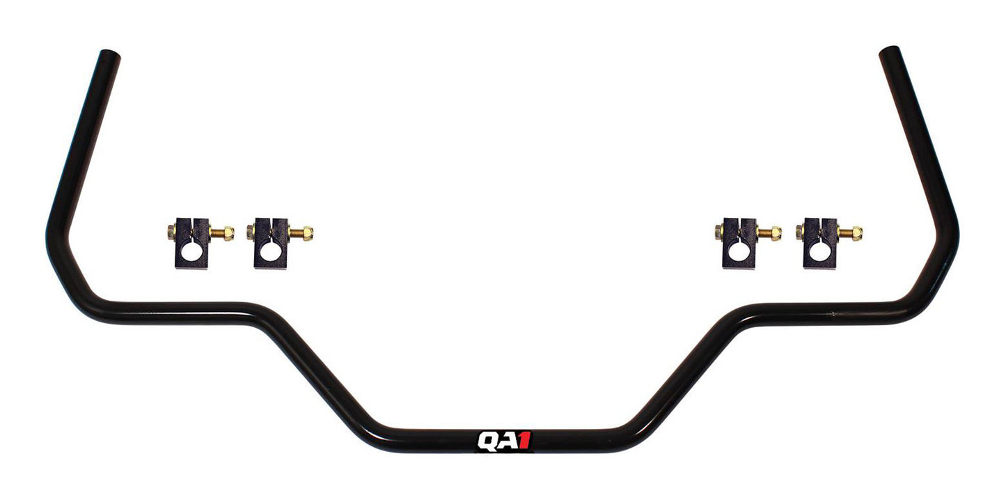 Sway Bar - Rear - Bolt-On - Greasable Graphite / Polyurethane Bushings - Steel - Black Powder Coat - GM A-Body 1964-72 - Kit