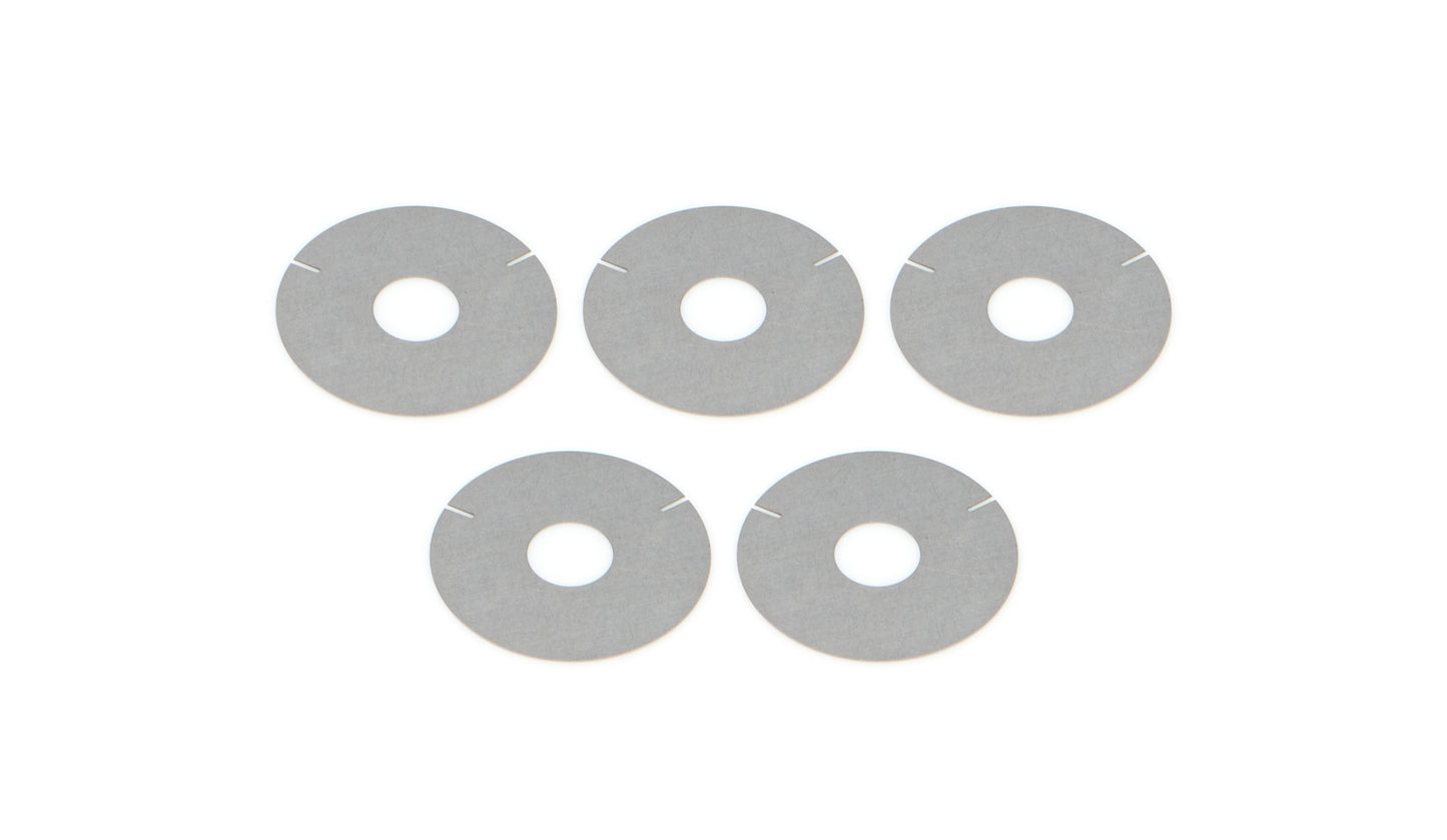 Shock Valve - Disc - 1.300 in Outside Diameter - 0.006 in Thick - Steel - Set of 5