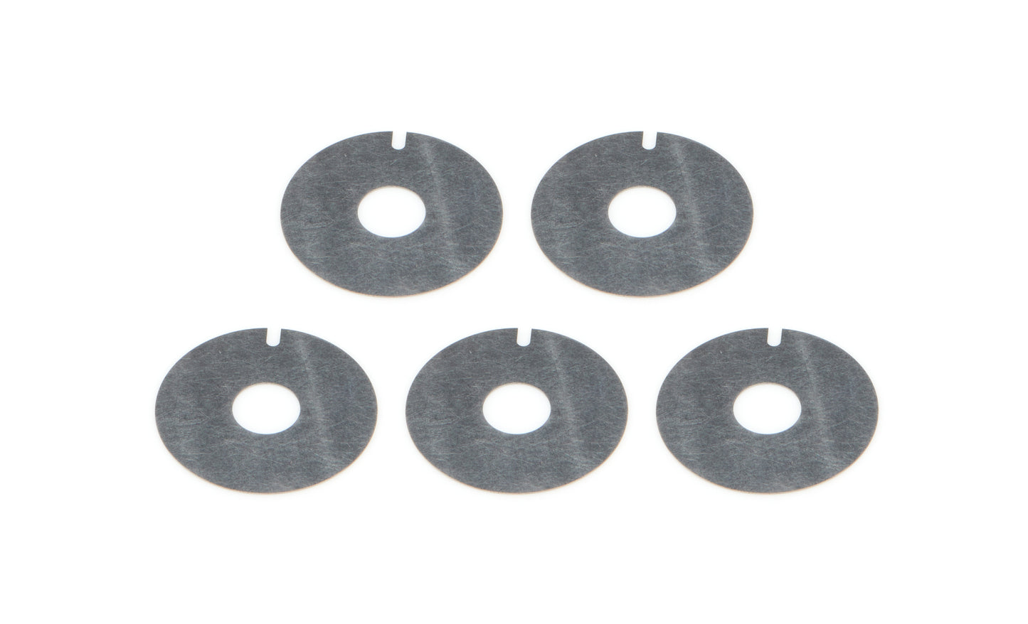Shock Valve - Disc - 1.300 in Outside Diameter - 0.006 in Thick - Single Notch - Steel - Set of 5