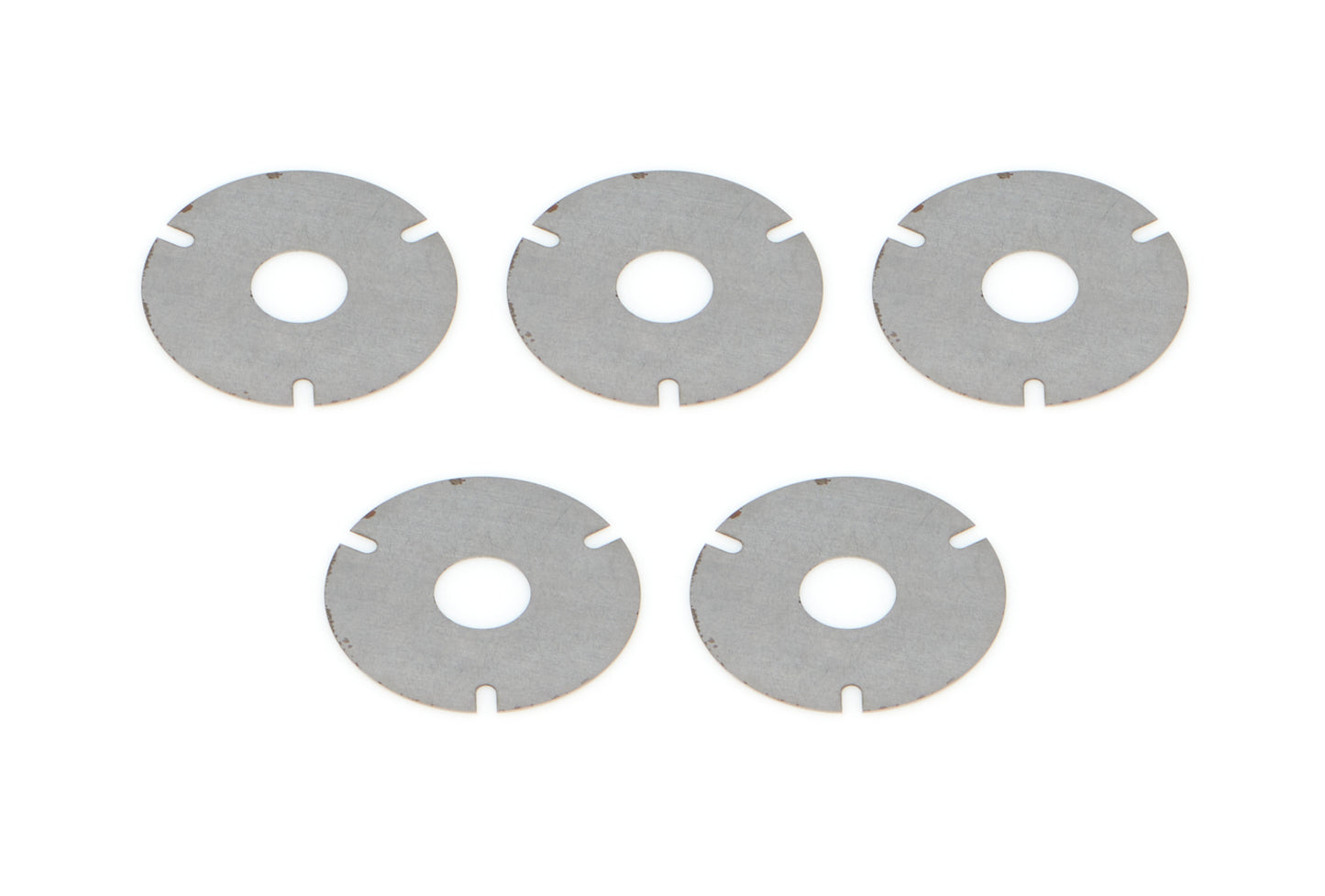 Shock Valve - Disc - 1.300 in Outside Diameter - 0.006 in Thick - Three Notches - Steel - Set of 5