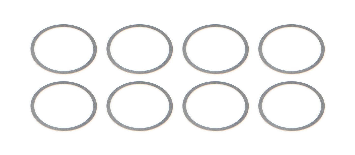 Shock Valve - Disc - 1.300 in OD - 0.010 in Thickness - Steel - Natural - Set of 8