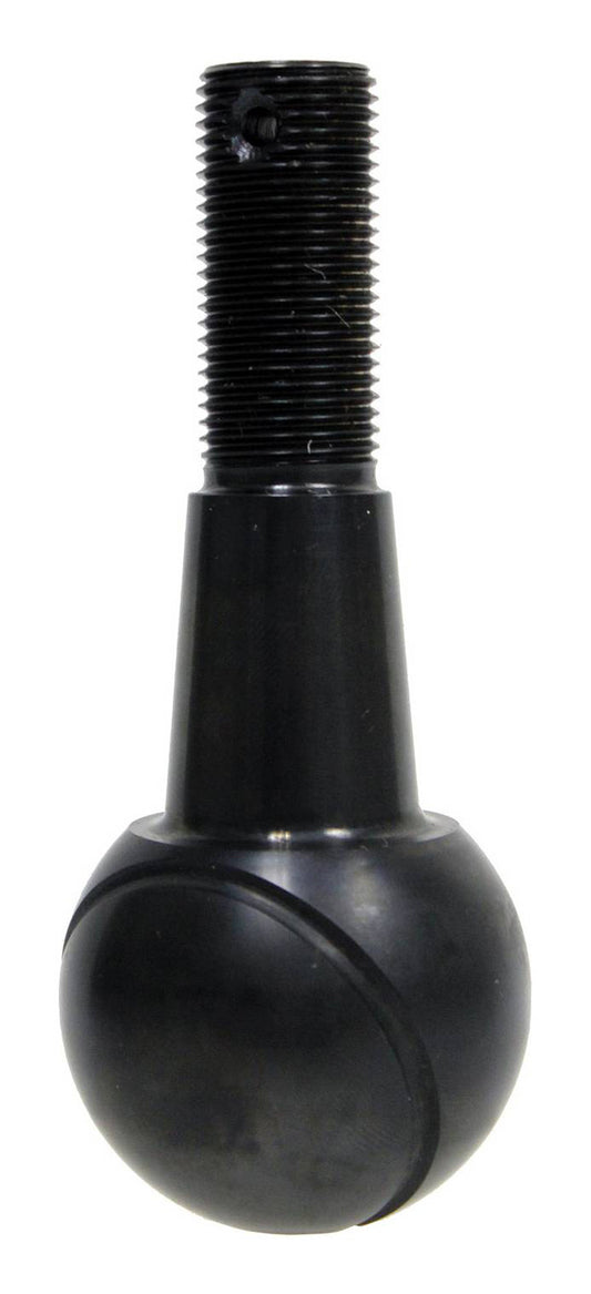 Ball Joint Stud - 2.000 in/ft Taper - 4.093 in Long - Plus 0.5 in Extended Length - 1.438 in Ball - 1/2-20 in Thread - Steel - Black Oxide - Each