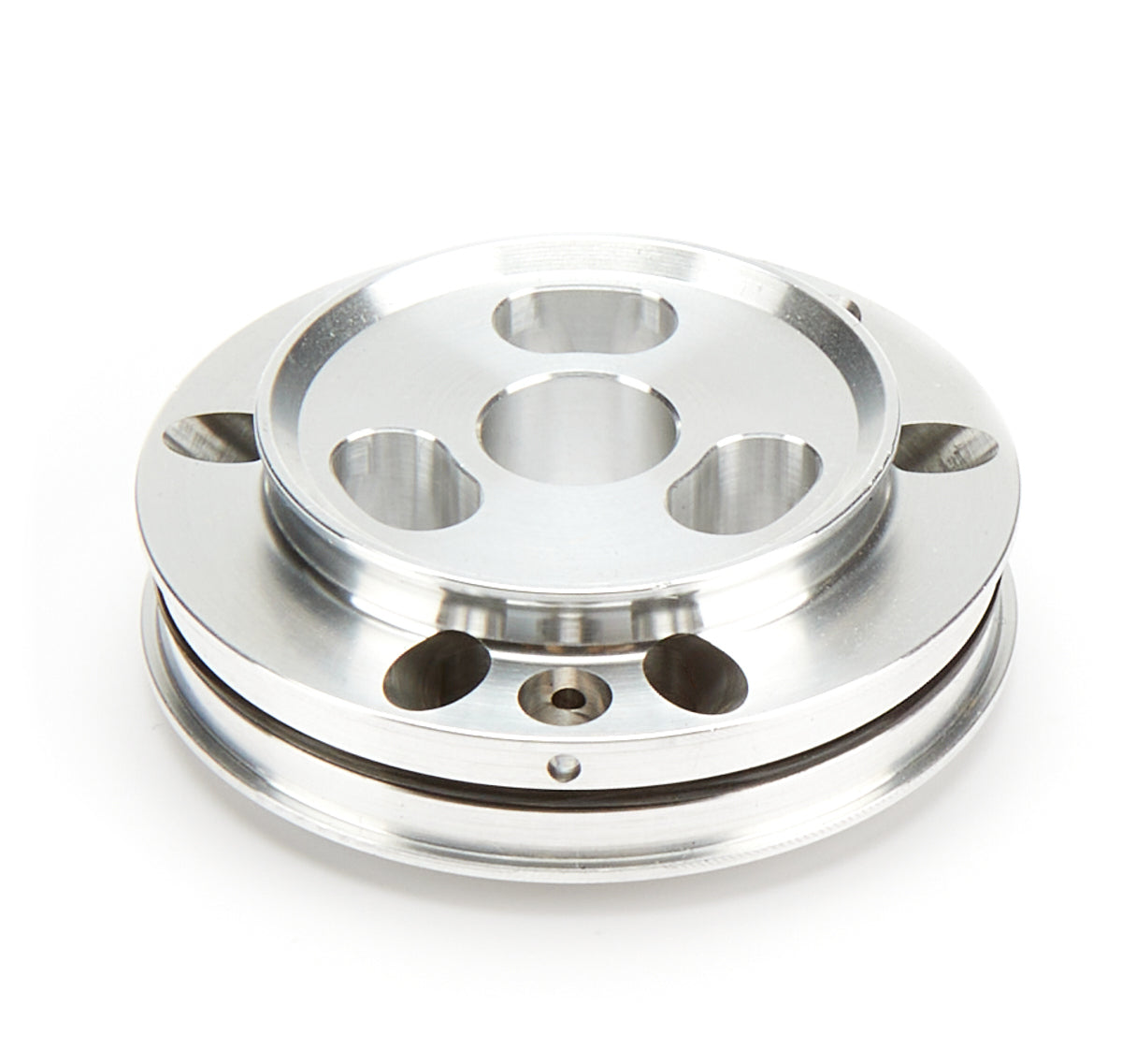 Shock Piston - Linear / Digressive - 10 mm ID - 46 mm OD - O-Ring Included - Aluminum - Clear Anodized - Each