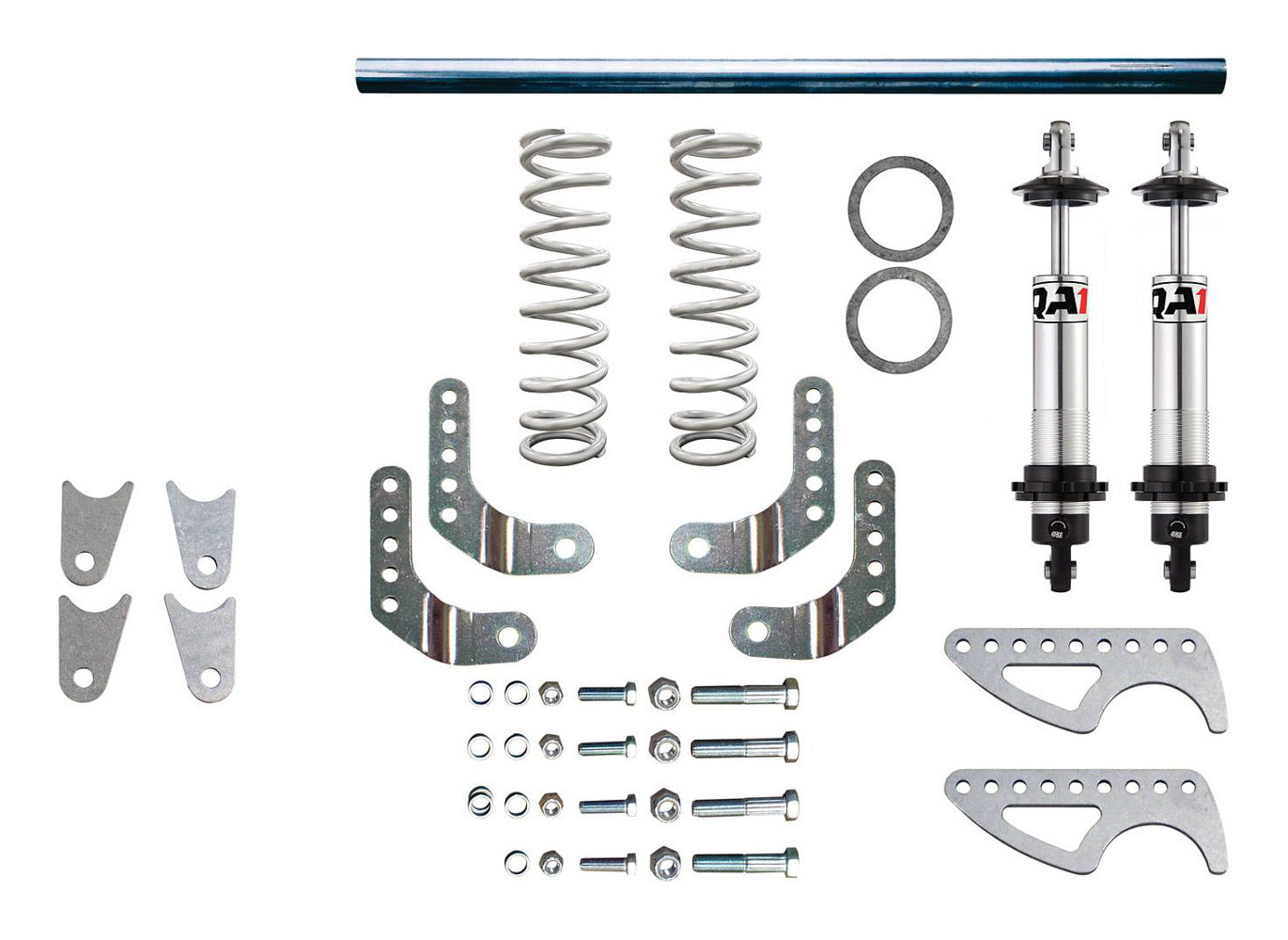 Coil-Over Shock Kit - Pro-Rear - Twintube - Single Adjustable - Rear - Aluminum - 1301-1550 lb - Progressive 130-250 lb/in Spring Rate - Kit