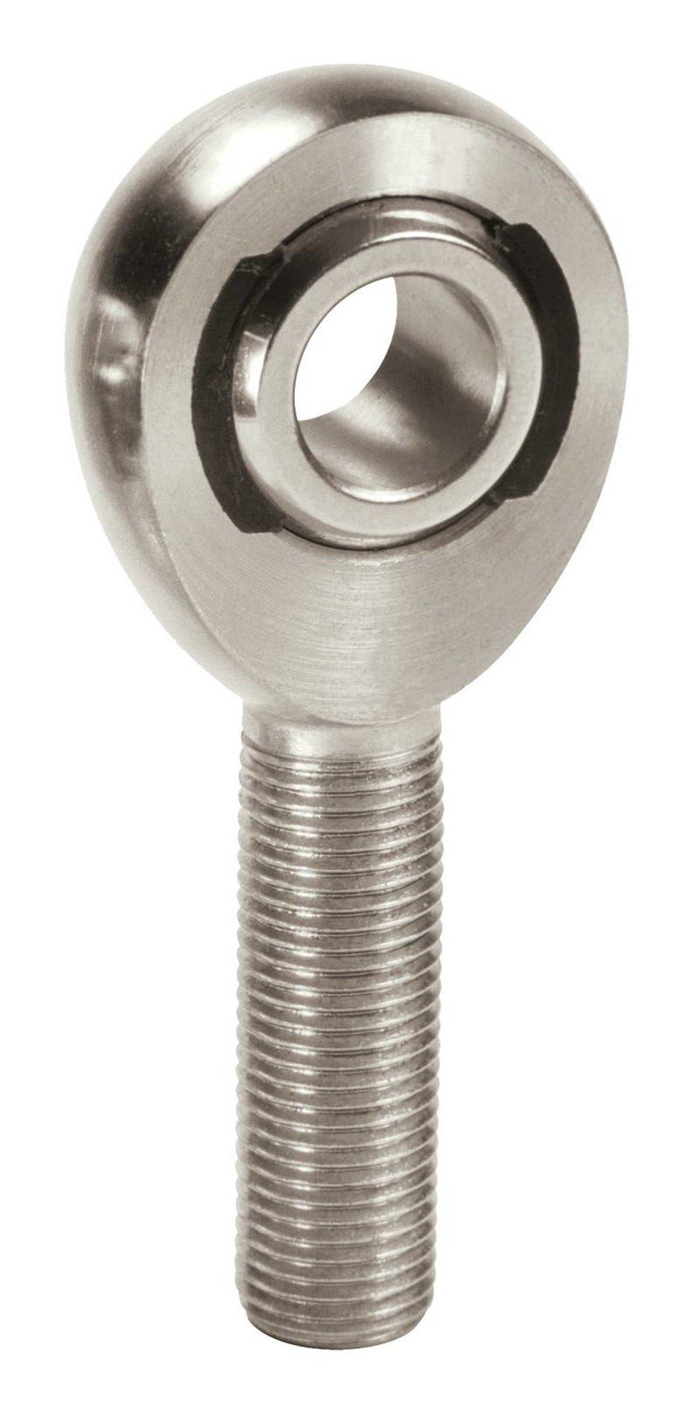 QA1 EM Series Rod End - 5/8" Bore - 5/8-18" LH Male Thread - PTFE/Kevlar Race - Steel - Zinc Oxide