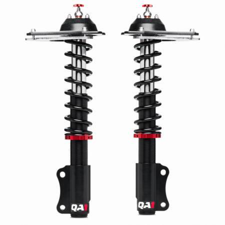 Strut - Proma Star - Twintube - Front - Double Adjustable - 350 lb/in Spring Rate - Aluminum - Black Anodized - GM F-Body 1982-92 - Pair