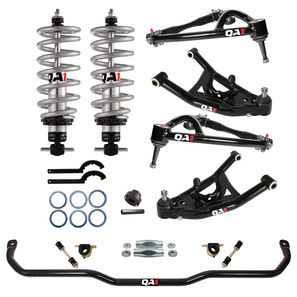 Suspension Handling Kit - Level 2 - Bearings / Coil-Over System / Control Arms / Shocks / Sway Bars / Tie Rod Sleeves - GM F-Body 1967-69 - Kit