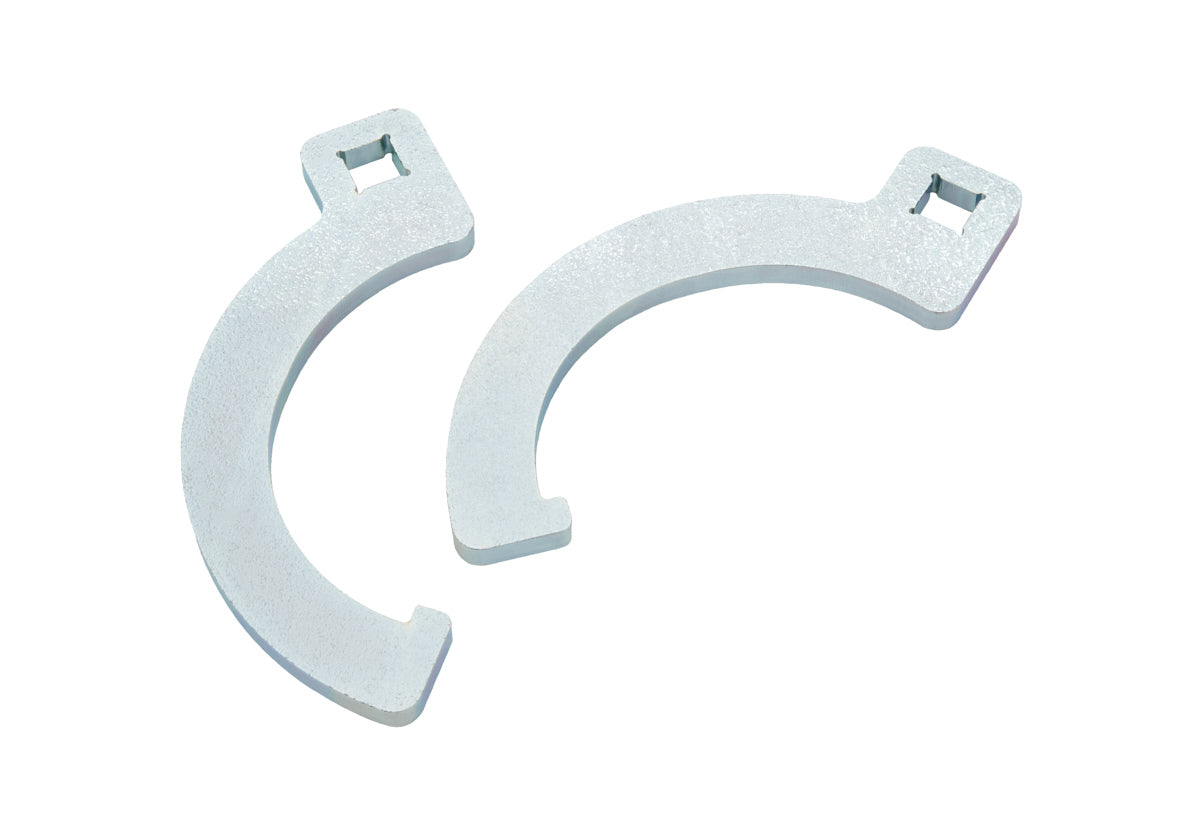 Spanner Wrench - Coil-Over - 3/8 in Ratchet Drive - Steel - Zinc Oxide - Pair