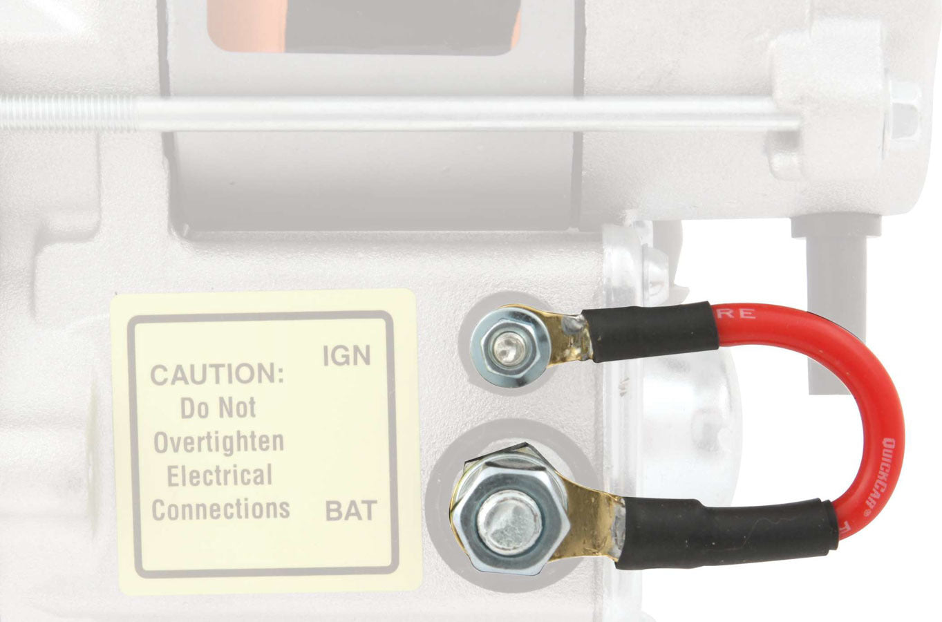 Solenoid Jumper Wire - Remote - Ring Connector - Bert / Brinn Starters - Each