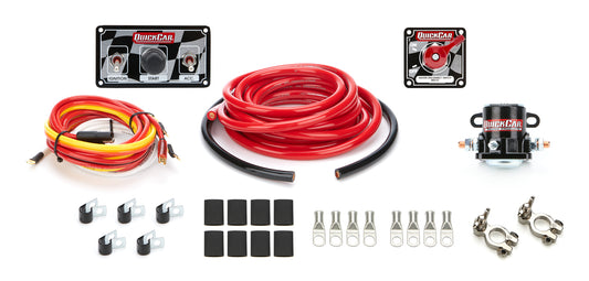 Wiring Kit - Ignition / Battery - Premium - Battery Cable / Battery Disconnect / Solenoid / Switch Panel / Terminals - 4 Gauge - Kit