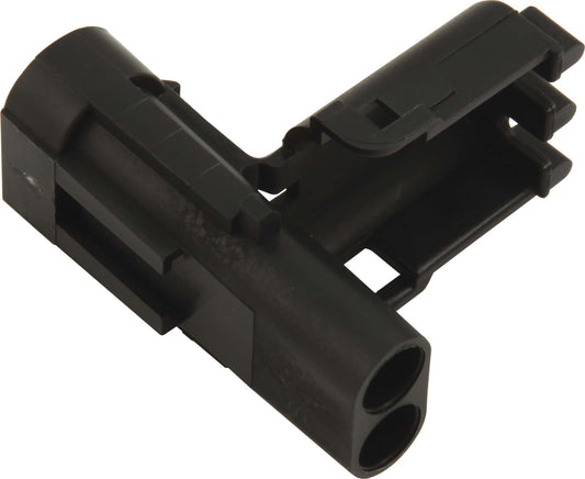 Electrical Connector - Weather Pack Sealed Connector - 2 Pin - Male - Plastic - Black - Each