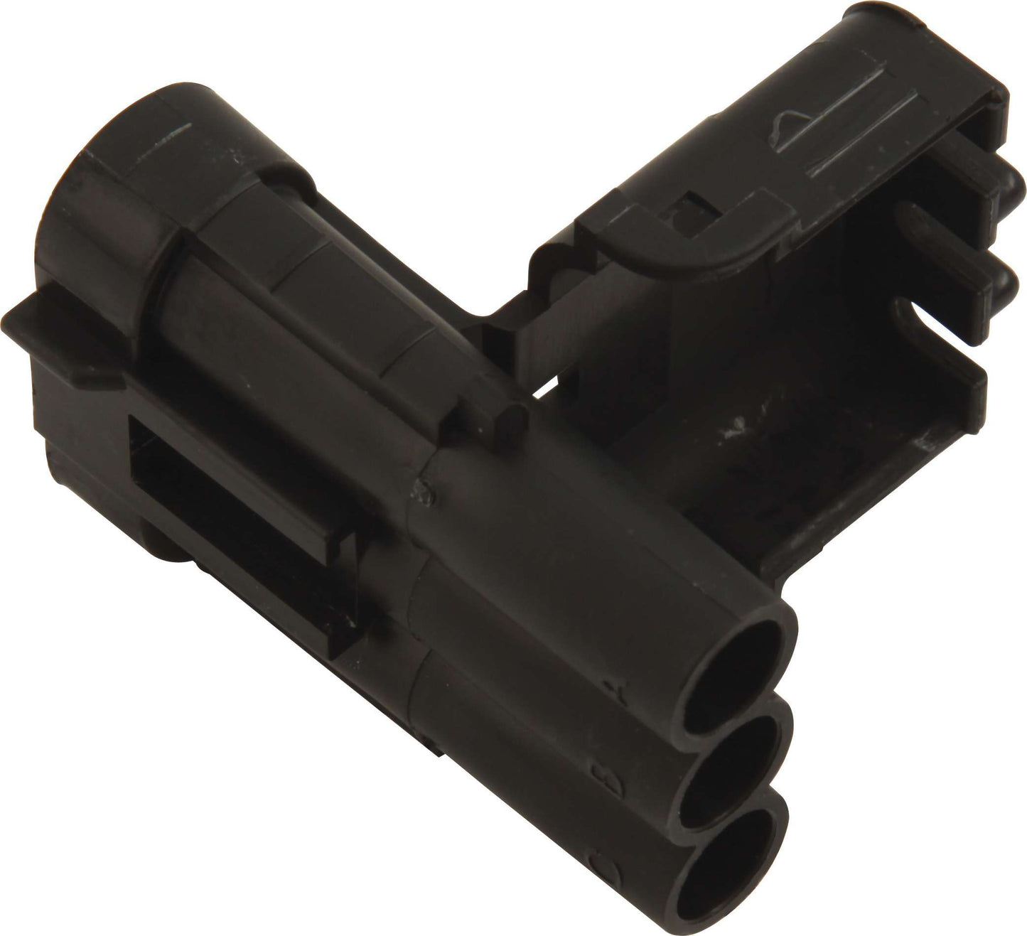 Electrical Connector - Weather Pack Sealed Connector - 3 Pin - Male - Plastic - Black - Each