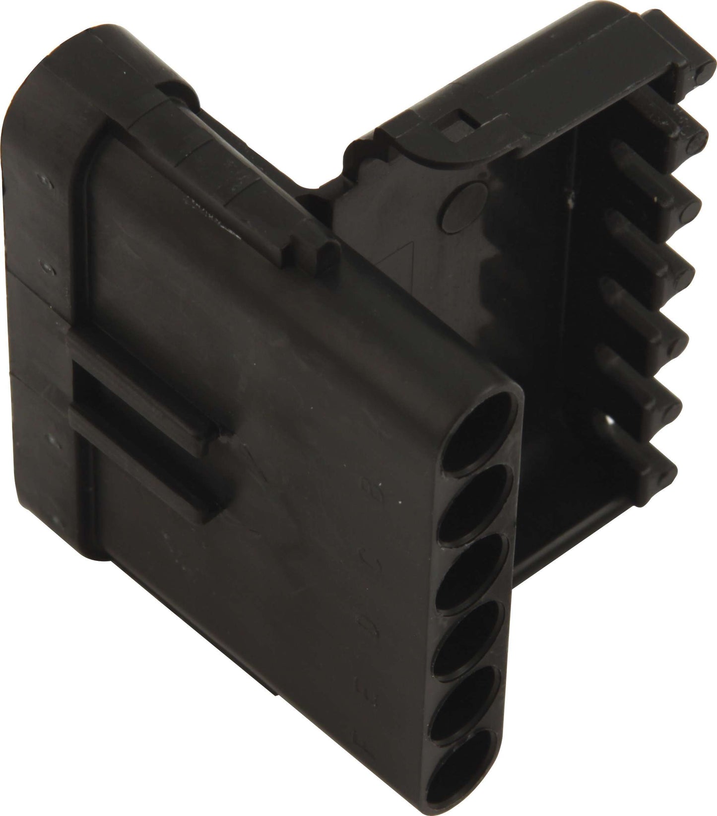 Electrical Connector - Weather Pack Sealed Connector - 6 Pin - Male - Plastic - Black - Each