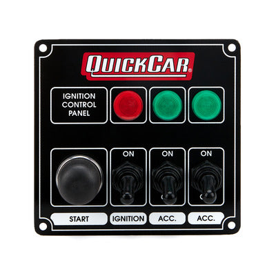 QuickCar Switch Panel, 3 Toggles, 1 Button