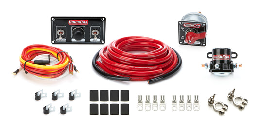 Wiring Kit - Ignition / Battery - Premium - Battery Cable / Battery Disconnect / Solenoid / Switch Panel / Terminals - 4 Gauge - Kit