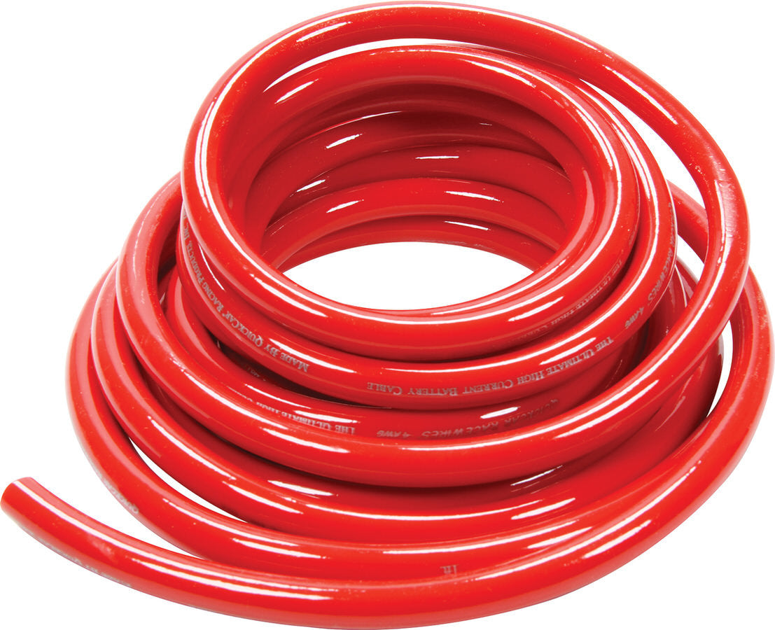 Battery Cable - 4 Gauge - 15 ft - Copper - Red - Each