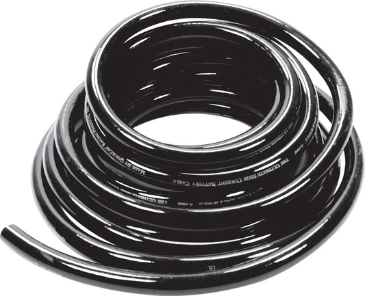 Battery Cable - 4 Gauge - 15 ft - Copper - Black - Each