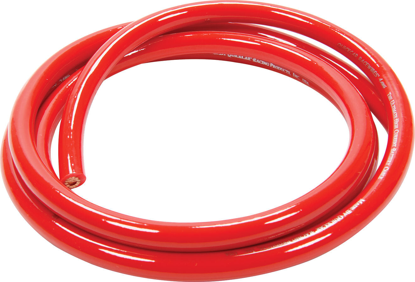 Battery Cable - 4 Gauge - 5 ft - Copper - Red - Each