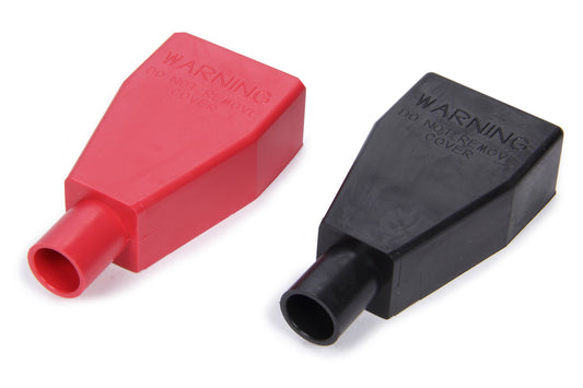 Battery Terminal Boot - Top Post Cover - Plastic - Black / Red - Kit