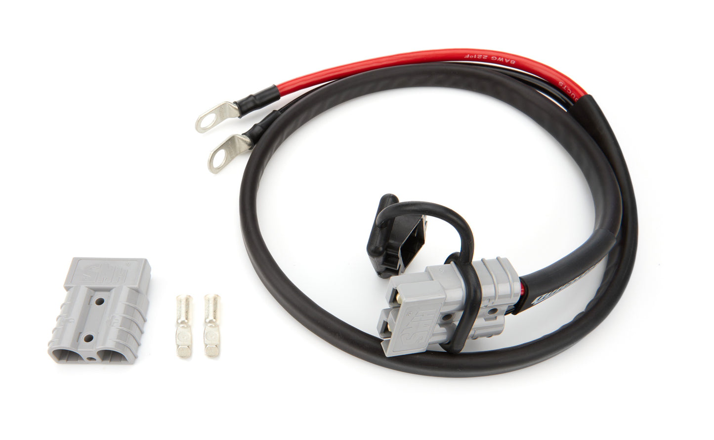 Battery Cable Kit - 8 Gauge - Cable Connector / Terminals Included - Copper - 36 in Red / Black - Kit