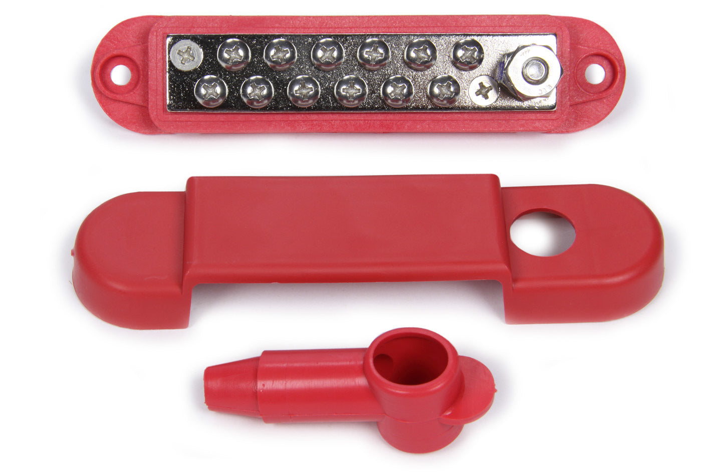 Terminal Block - 12 Wire - Boot / Cover - Red - Kit