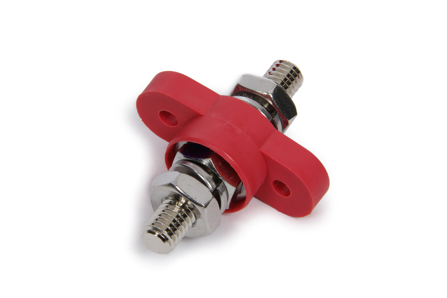 Firewall Junction - 2 Hole - 3/8-16 in Stud - Plastic - Red - Each