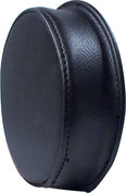 Steering Wheel Pad - 5-3/4 in OD - 2 in Thick - Round - Hook and Loop Attachment - Vinyl - Black - Each