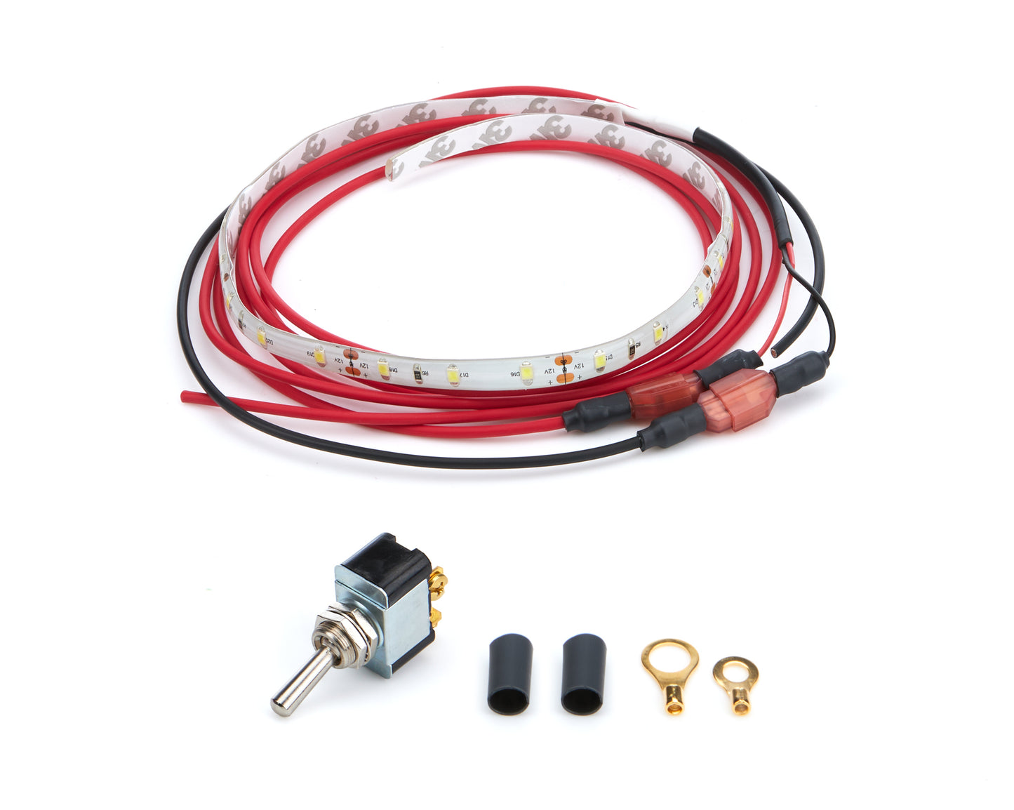 Light Strip - Under Car - LED - 18 in Long - Connectors / Switch - White - Universal - Kit