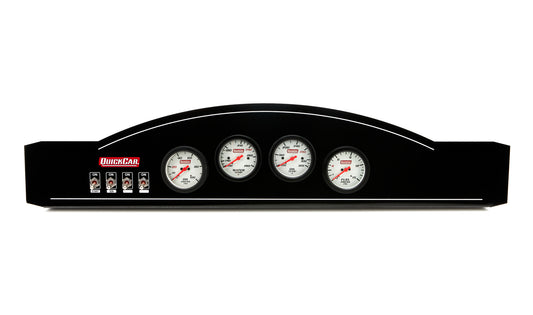 Gauge Panel Assembly - Extreme - Single Ignition - Fuel Pressure / Oil Pressure / Oil Temperature / Water Temperature - 2-5/8 in Diameter - White Face - Kit