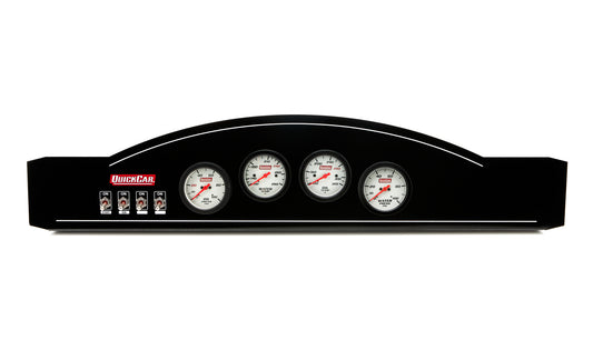 Gauge Panel Assembly - Extreme - Dual Ignition - Oil Pressure / Oil Temperature / Water Temperature / Water Pressure - 2-5/8 in Diameter - White Face - Kit