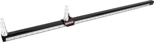 Suspension Tube Ruler - 1/2 to 3/4 in Rod End Adapters - Steel - Black Powder Coat - Kit