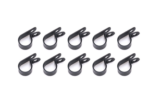 Line Clamp - Adel - 1/2 in ID - Nylon - Black - Set of 10