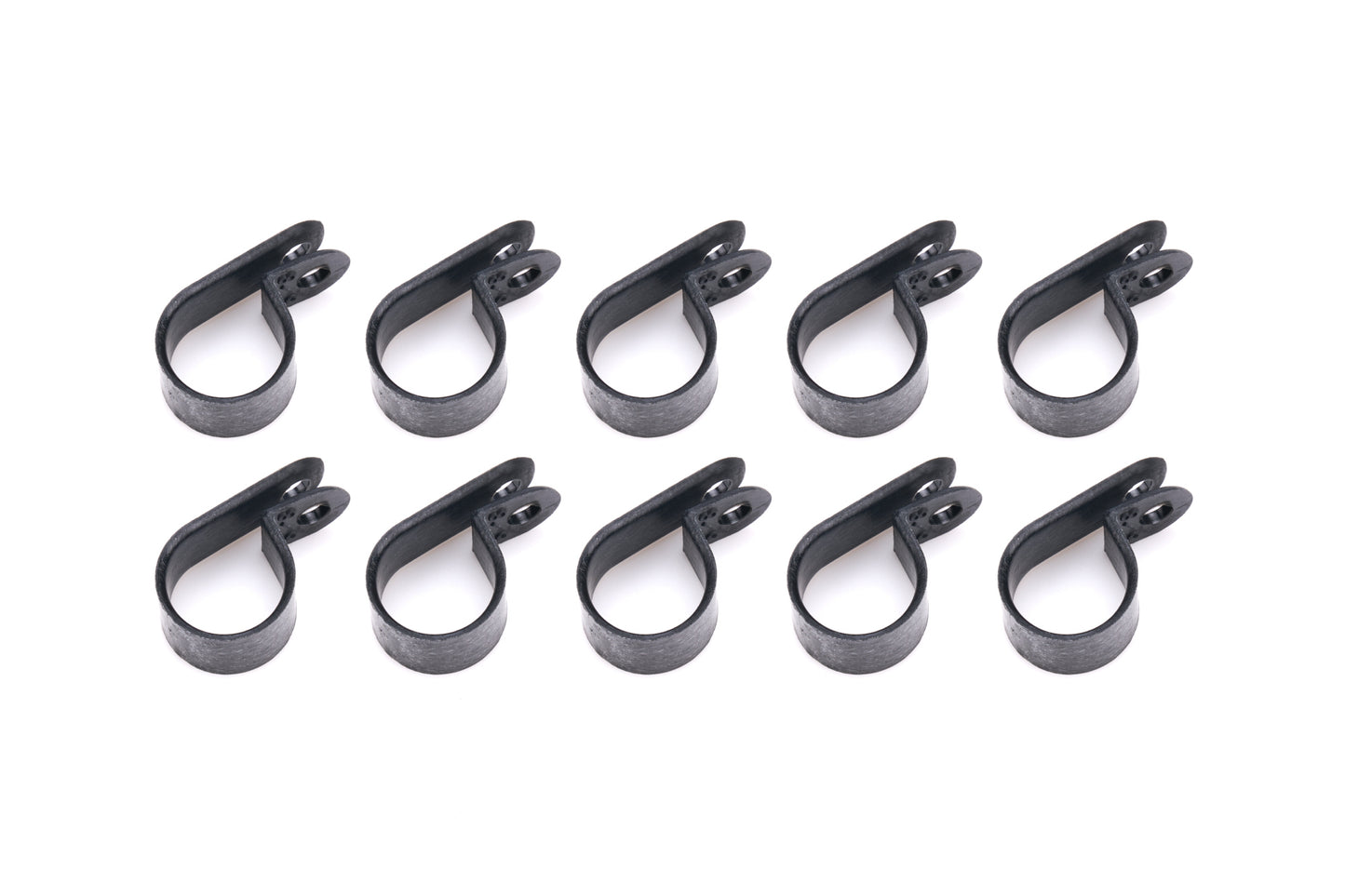 Line Clamp - Adel - 5/8 in ID - Nylon - Black - Set of 10