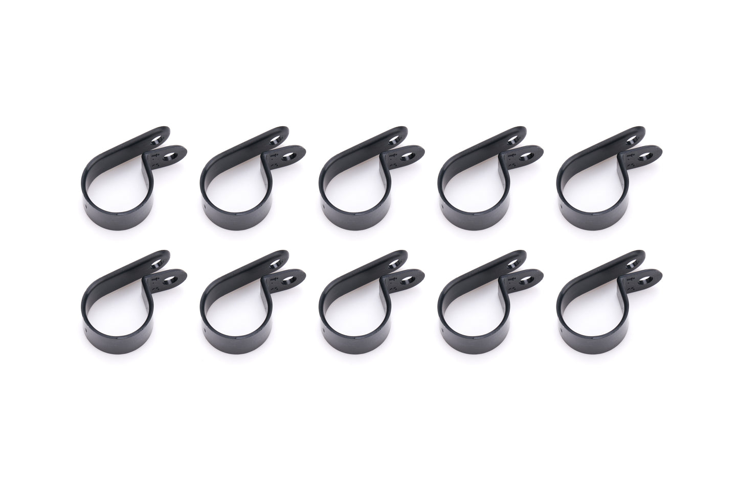Line Clamp - Adel - 3/4 in ID - Nylon - Black - Set of 10