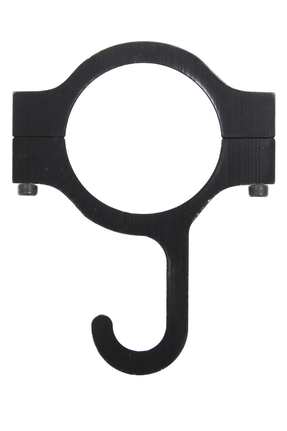 Helmet Hook - Clamp-On - Billet Aluminum - Black Anodized - 1-3/4 in OD Tube - Each