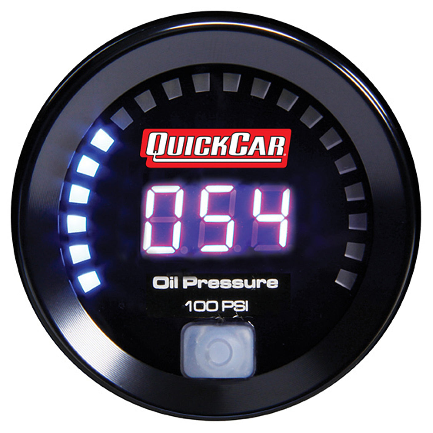 Oil Pressure Gauge - 0-100 psi - Electric - Digital - 2-1/16 in Diameter - Black Face - Each