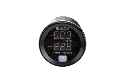 Brake Bias Gauge - 0-1600 psi - Digital - Black Face - 2-1/16 in Diameter - Recall - Each