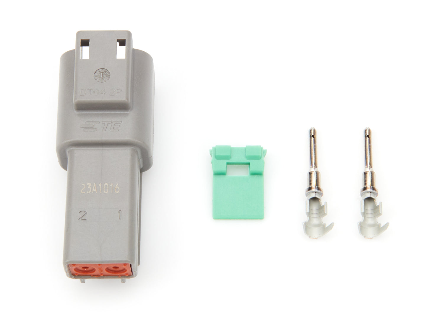 Electrical Connector - Deutsch Connector - Male - 2 Pin - Housing / Pins / Wedge Locks - Each