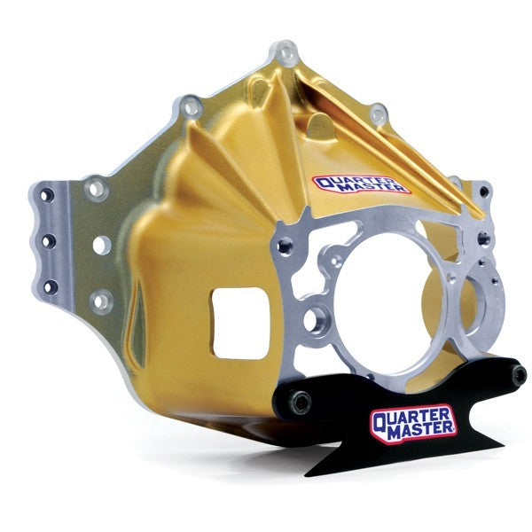 Bellhousing - Reverse Mount Starter - Magnesium - Gold Powder Coat - Chevy - Each