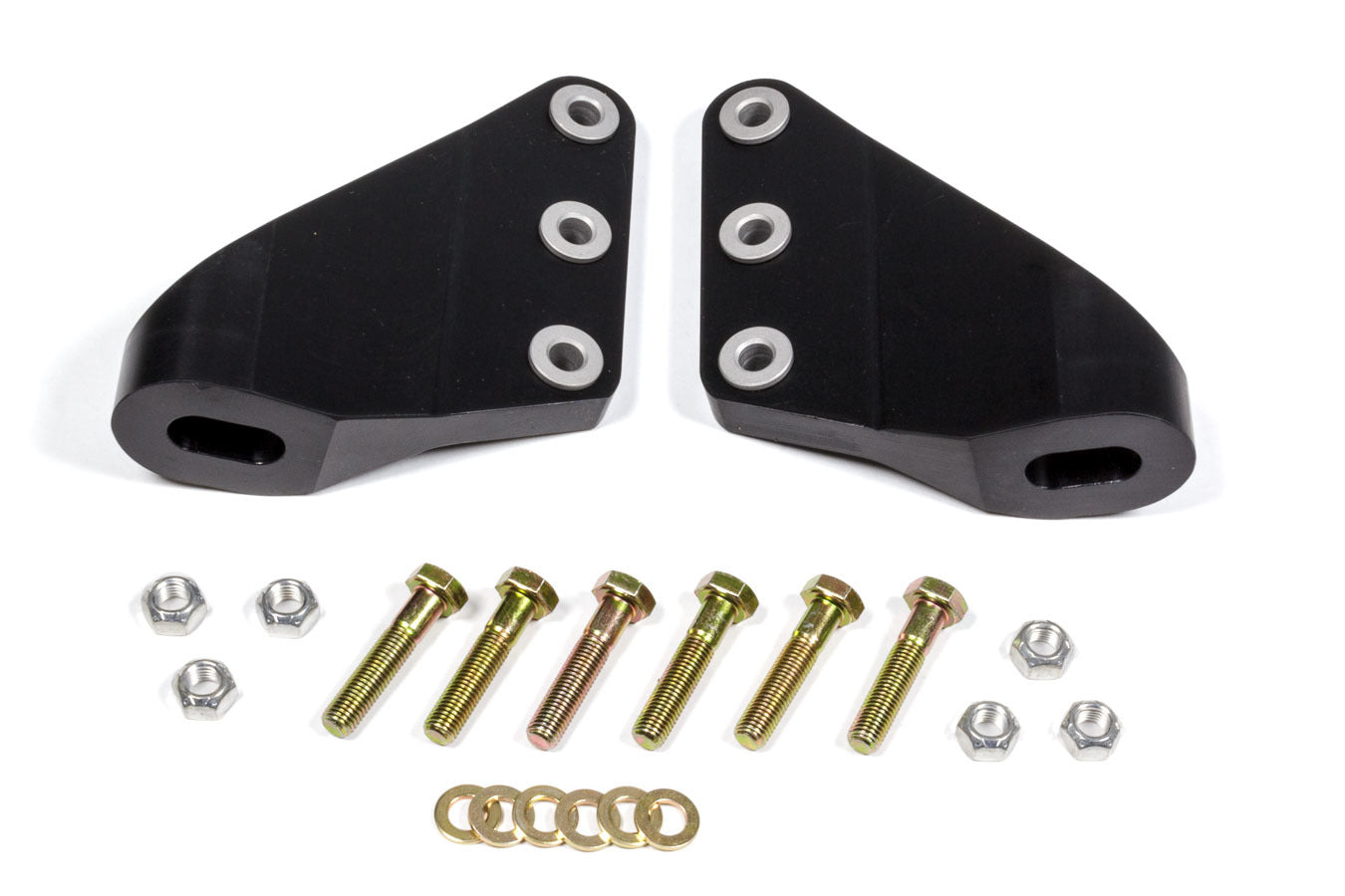 Motor Mount - Bolt-On - Aluminum - Black Anodized - Quarter Master Reverse Mount Bellhousing - Pair