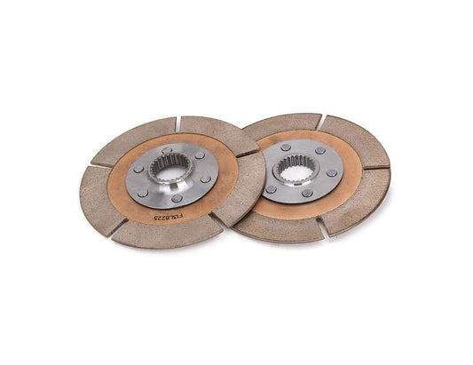 Clutch Disc - 7.25 in Diameter - 1-1/8 in x 10 Spline - Heat Treated - Rigid Hub - Universal - Pair