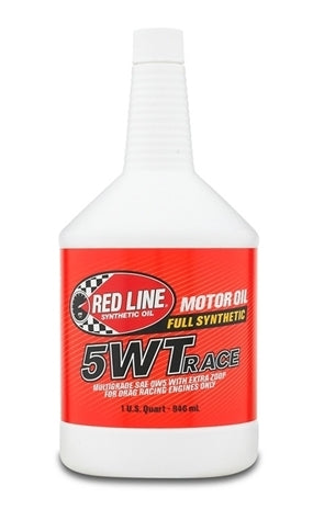 Motor Oil - 5WT Drag Race Oil - High Zinc - 5W - Synthetic - 1 qt Bottle - Each